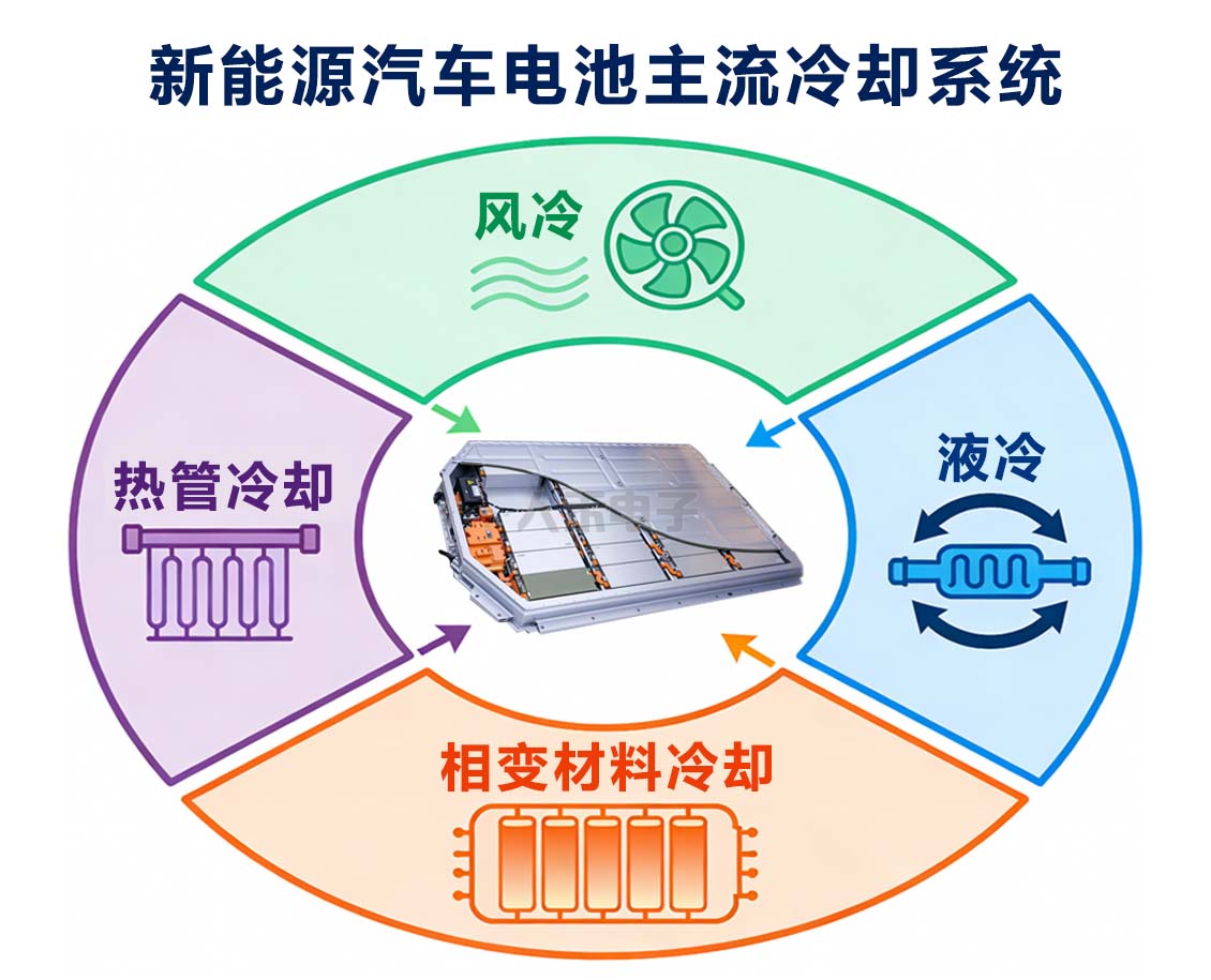 新能源汽車電池主流冷卻系統(tǒng) 新能源汽車電池主流冷卻系統(tǒng)